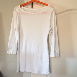 •Classic Gap 3/4 Sleeve Top•